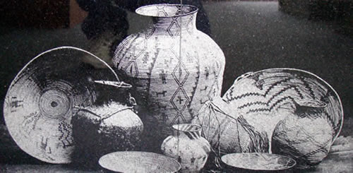 Indian Pots Photograph Engraved Granite Tile 